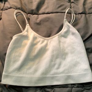 Blue notes women’s crop top